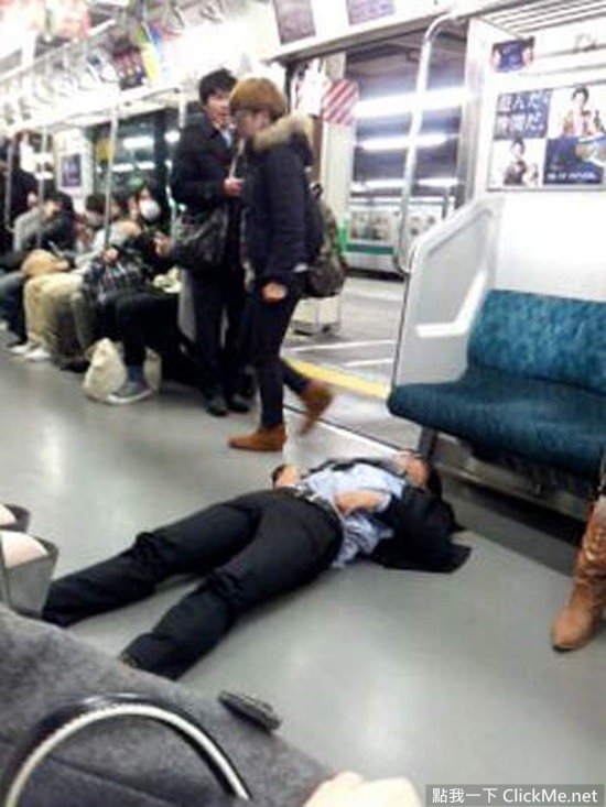 從此再也不敢搭日本地鐵了！真的太恐怖了！第五張的妹子竟然在地鐵裡…