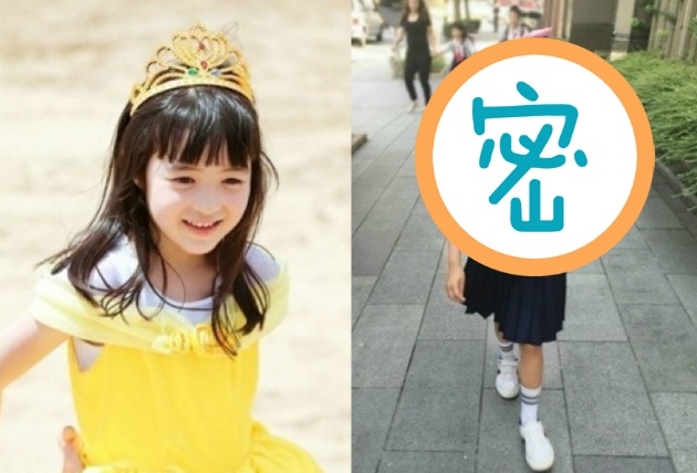 夏克立偷偷拍下6歲夏天上小學「水手制服照」竟然讓網友都瘋狂了！小女神現在竟然變成這樣...