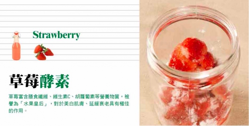 自己做酵素汁，其實很簡單---草莓酵素