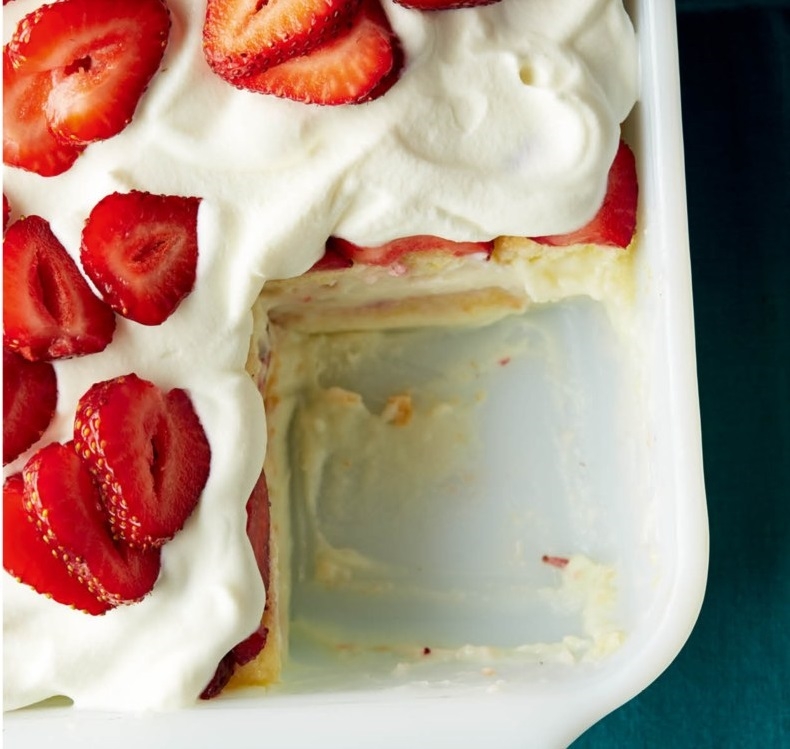 草莓黃檸蛋糕 Strawberry-Lemon－冰盒蛋糕：不用「烤」的蛋糕！1 攪、2 疊、3 冰，輕鬆享用美味蛋糕！