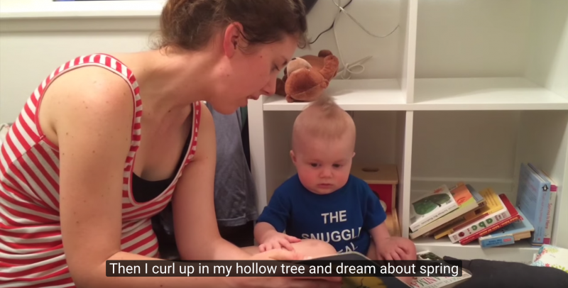 超可愛！媽媽讀故事讀到一半忽然說「故事結束了！」，小寶寶的崩潰反應讓大家都融化了～～