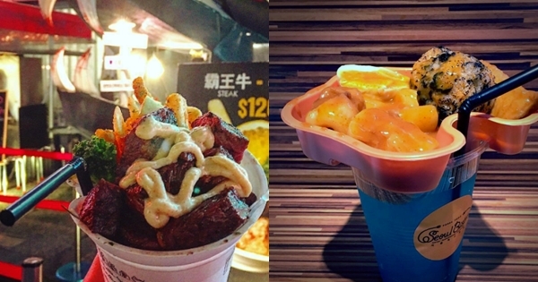 「花朵盤飲料杯」台灣也吃得到～不用跑韓國啦！軟Q年糕vs.暴力牛排你選哪一道？