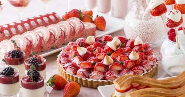 30種以上的草莓甜點隨你吃！東京最強「草莓下午茶Buffet」預約開始～身為草莓控一定要去朝聖阿！