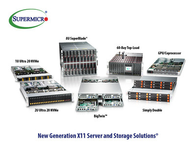 美超微推出全新X11系列服務器和存儲解決方案