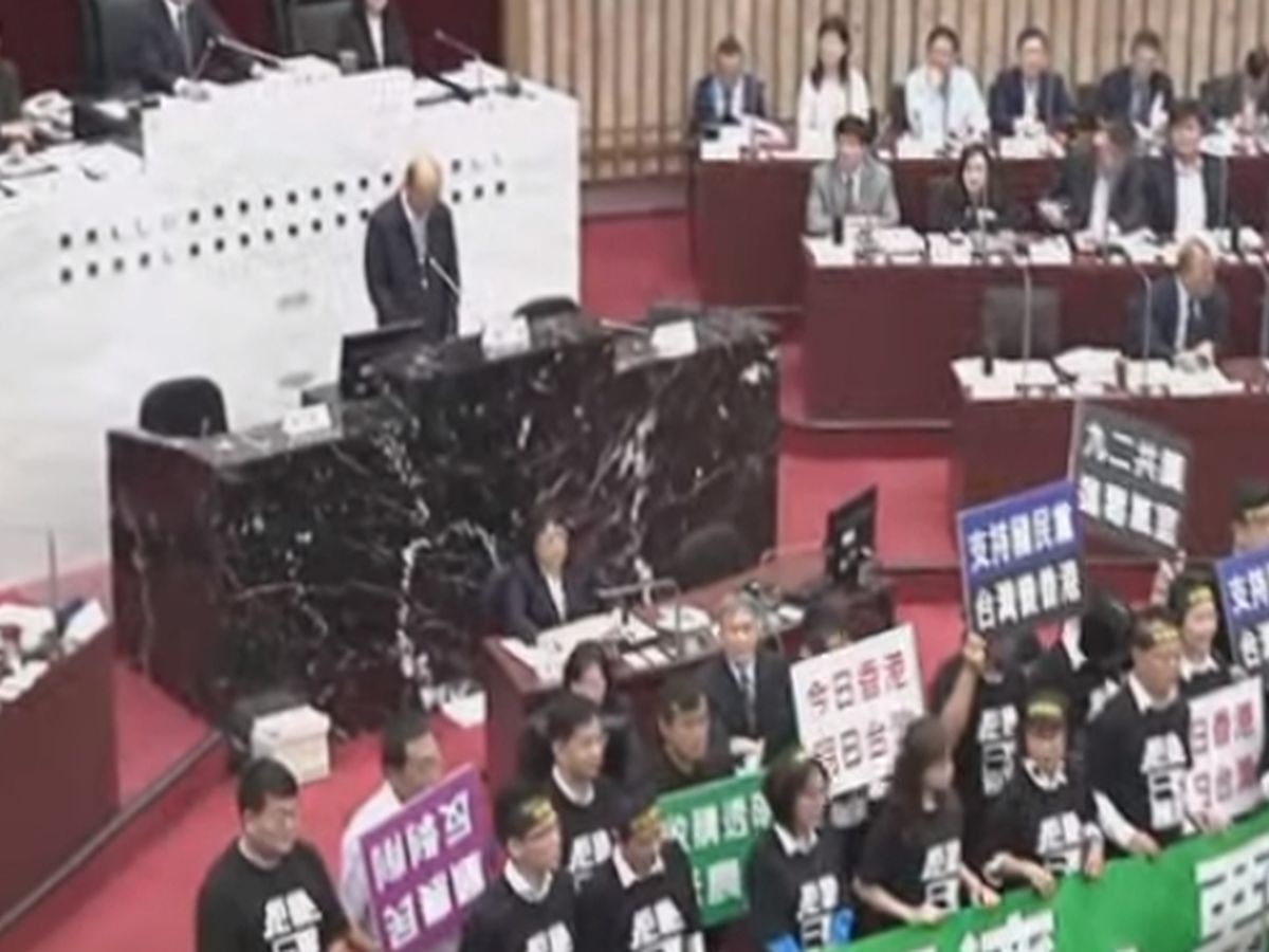 民進黨議員抗議  韓國瑜：包容和愛 讓世界走進高雄