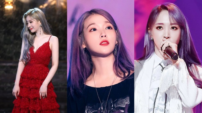 2019韓國潮流髮色「霧灰紫」5髮色推薦！褪色超美、不怕變台妹金，黃肌染更顯白～