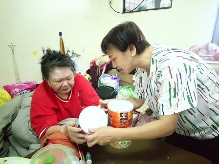 臺北市榮民服務處池玉蘭處長關懷訪視年長榮民