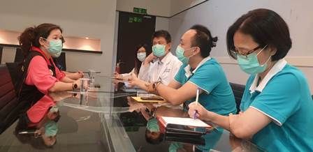 臺北市榮服處拜會萬芳醫院，提升服務效能