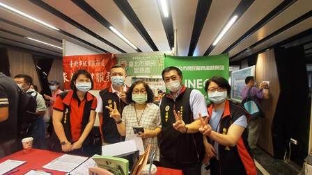 臺北市榮民服務處參加「掌握薪機、職來運轉」現場徵才活動