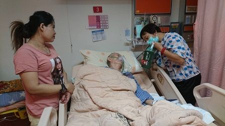 臺北市榮民服務處榮民節關懷住院榮民