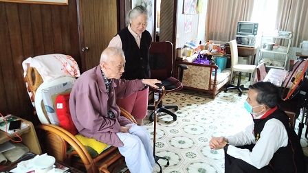 臺北市榮民服務處沈副處長 訪視關懷獨居榮民