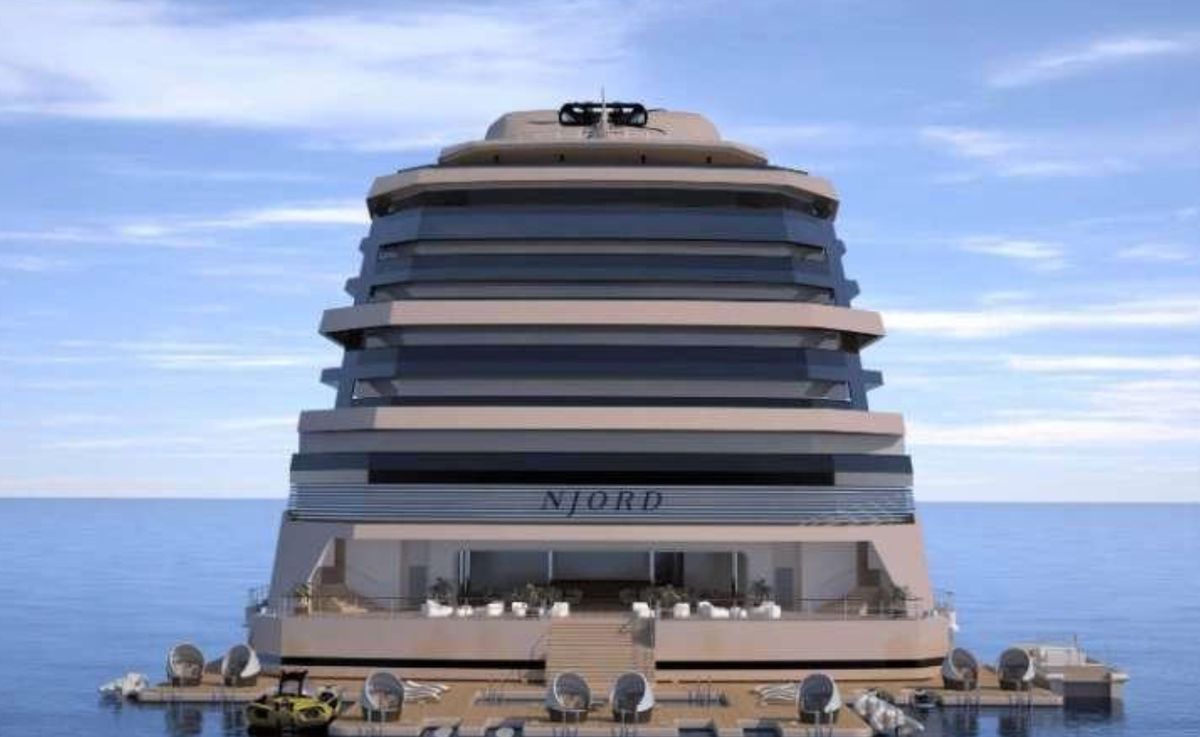 行駛在廣闊海洋上的奢華宮殿 如今將揭開她的神秘面紗：全球最大私人住宅遊艇Njord小開箱