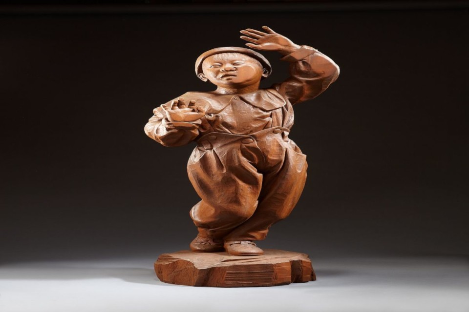 東方傳統與西方藝術融合的人間國寶─陳啟村雕塑展於大墩文化中心展出